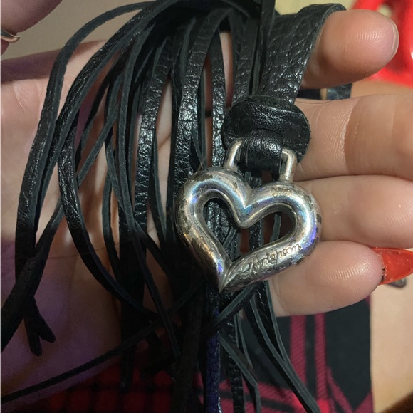 BRIGHTON BLACK WOVEN HANDBAG WITH TASSEL - Picture 16 of 16